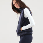 ELURNA - TIMELESS NAVY vest - woman - Chervò USA