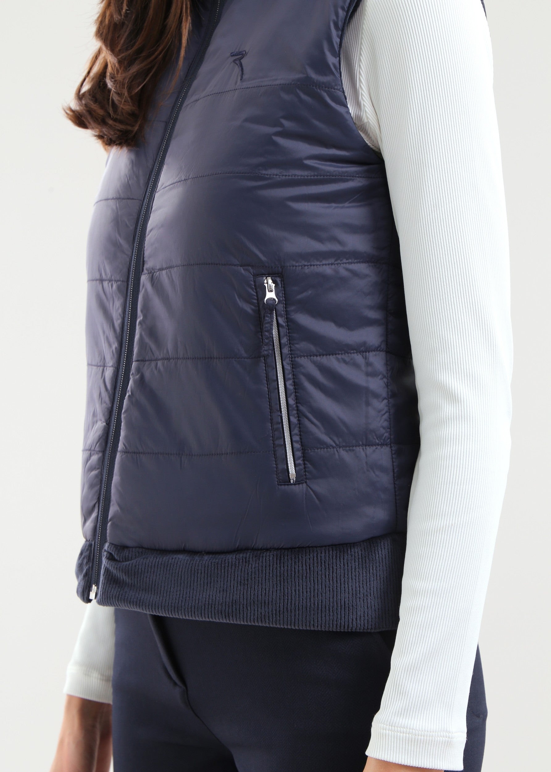 ELURNA - TIMELESS NAVY vest - woman - Chervò USA