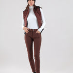 ERMENEGARDA - MIDNIGHT BLACK vest - woman - Chervò USA