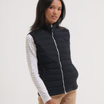 ERMENEGARDA - MIDNIGHT BLACK vest - woman - Chervò USA
