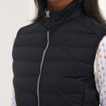 ERMENEGARDA - MIDNIGHT BLACK vest - woman - Chervò USA