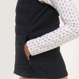 ERMENEGARDA - MIDNIGHT BLACK vest - woman - Chervò USA