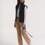ERMENEGARDA - MIDNIGHT BLACK vest - woman - Chervò USA