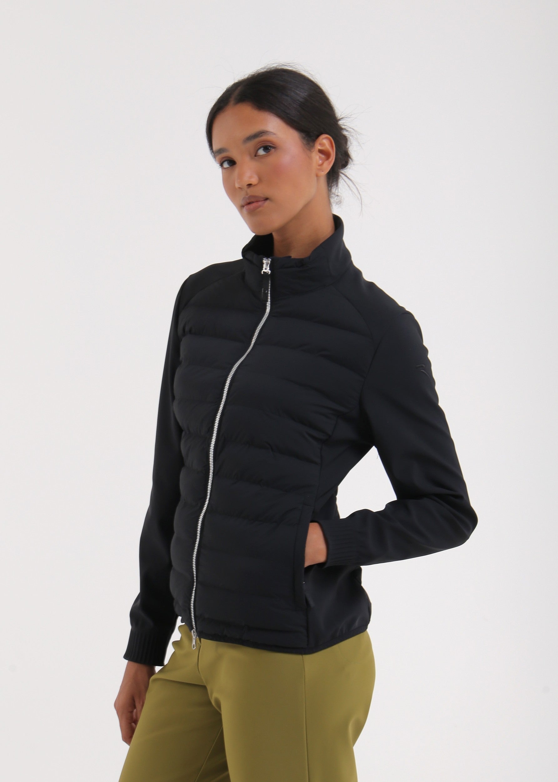 MERY - MIDNIGHT BLACK jacket - woman - Chervò USA
