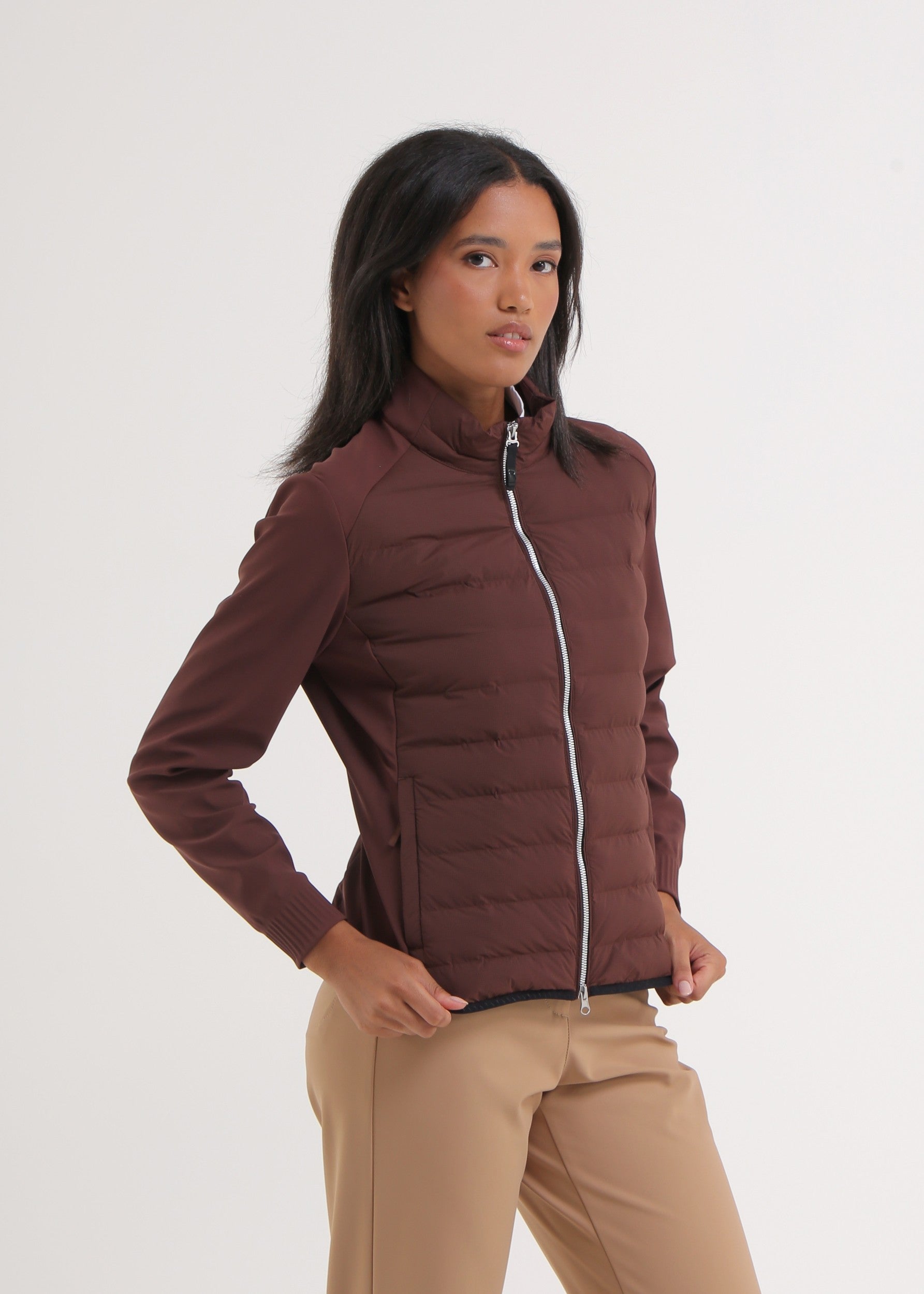 MERY - MIDNIGHT BLACK jacket - woman - Chervò USA