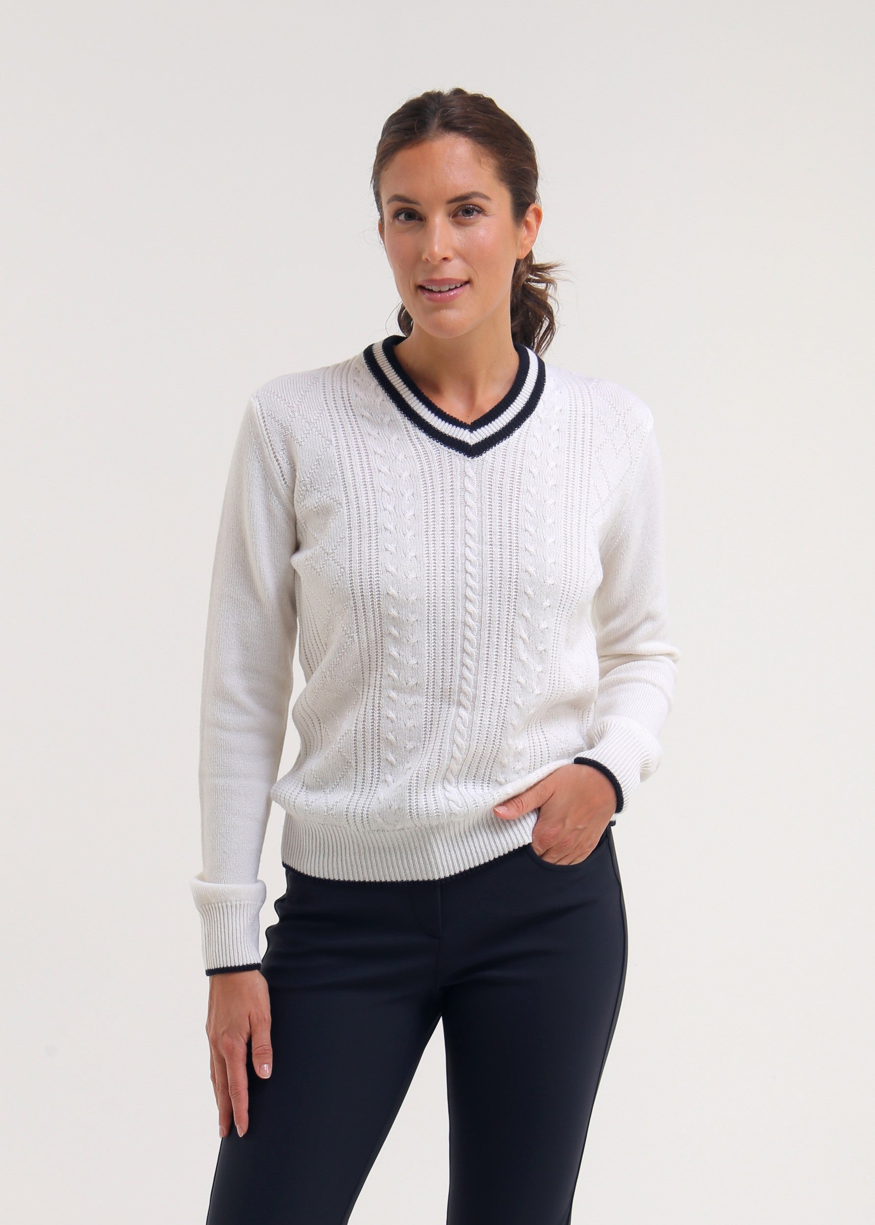NEVILA - CHOCOLATE knitwear - woman - Chervò USA