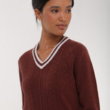 NEVILA - CHOCOLATE knitwear - woman - Chervò USA