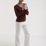 NEVILA - CHOCOLATE knitwear - woman - Chervò USA