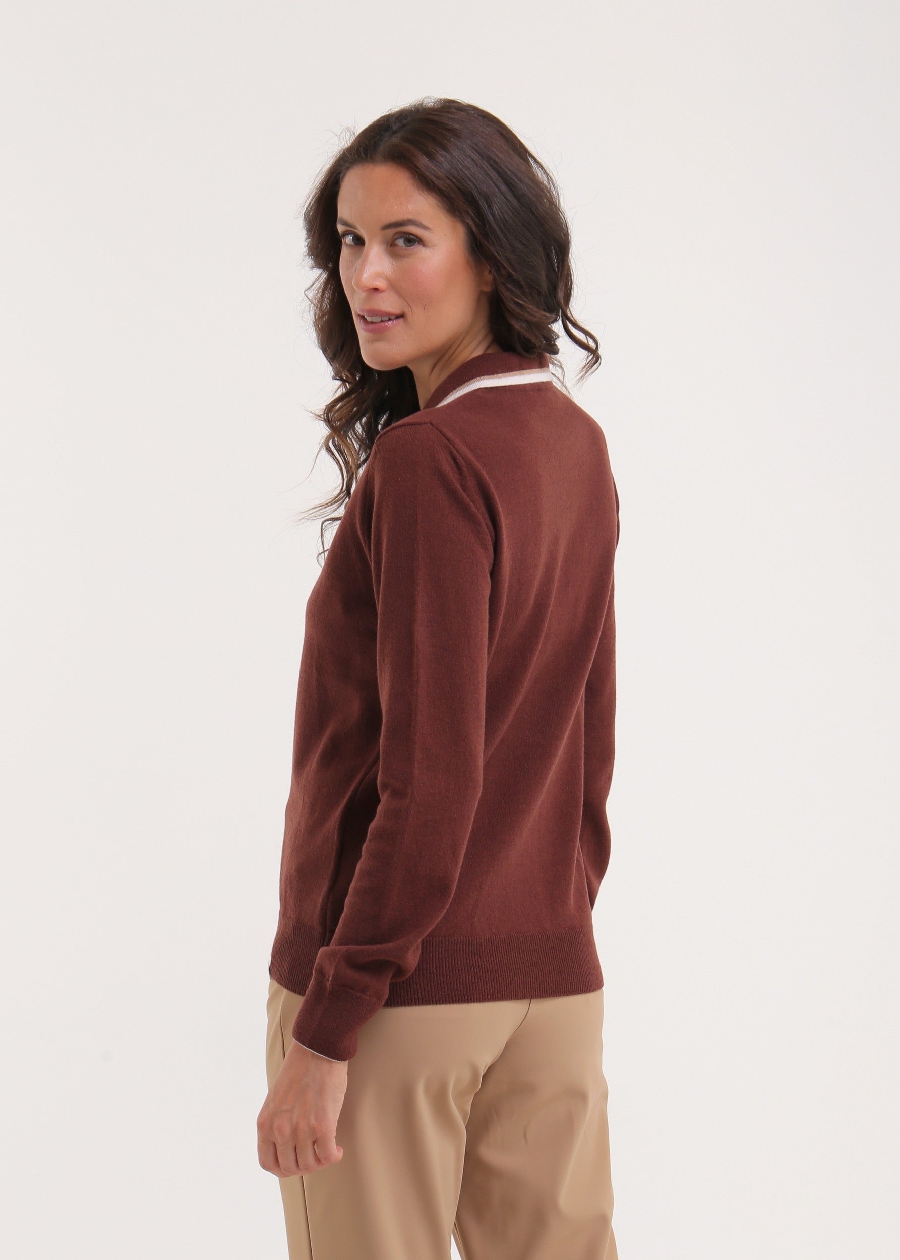 NUCLEO - CHOCOLATE knitwear - woman - Chervò USA