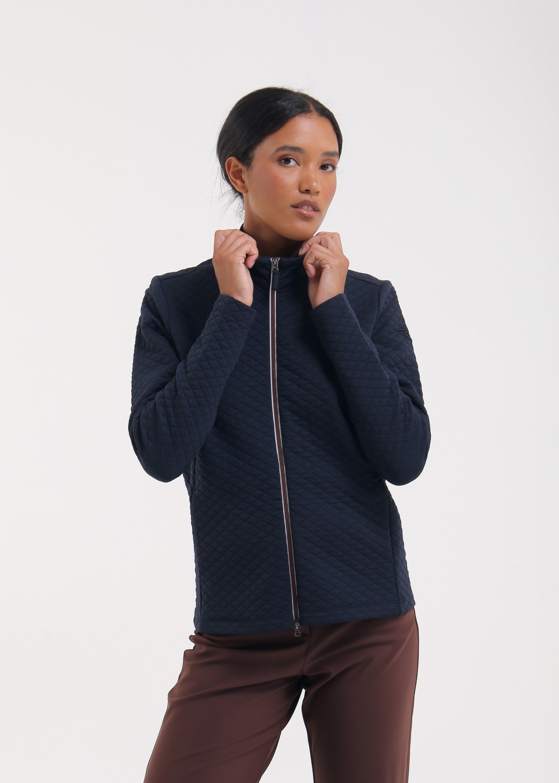 PITTSBURGH - TIMELESS NAVY sweater - woman - Chervò USA