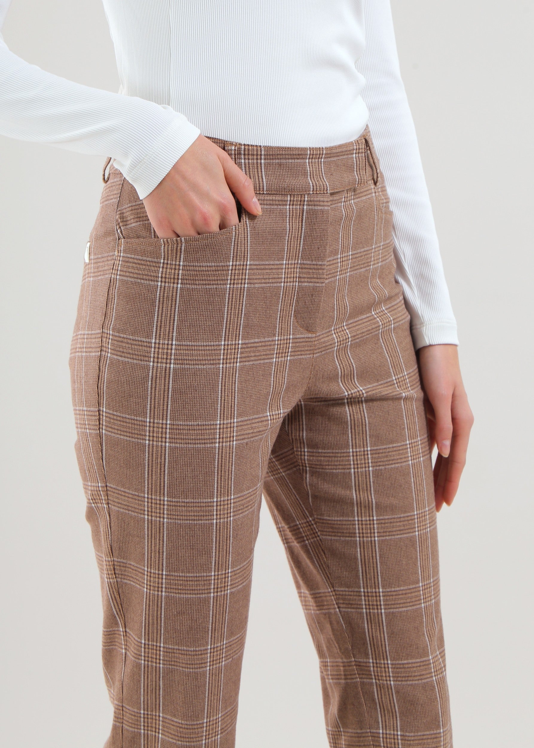 SAMIRA - AUTUMN TWEED trousers - woman - Chervò USA