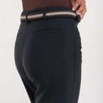 SCIASCIA - MIDNIGHT BLACK trousers - woman - Chervò USA