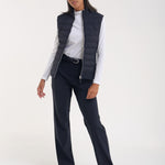 SCIASCIA - MIDNIGHT BLACK trousers - woman - Chervò USA