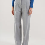 SGULMARIN - TEXTURED GREY trousers - woman - Chervò USA