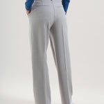 SGULMARIN - TEXTURED GREY trousers - woman - Chervò USA