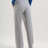 SGULMARIN - TEXTURED GREY trousers - woman - Chervò USA