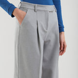 SGULMARIN - TEXTURED GREY trousers - woman - Chervò USA