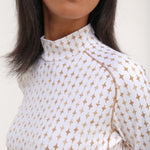 TRINITY - ENVY GREEN PIXELS turtleneck - woman - Chervò USA