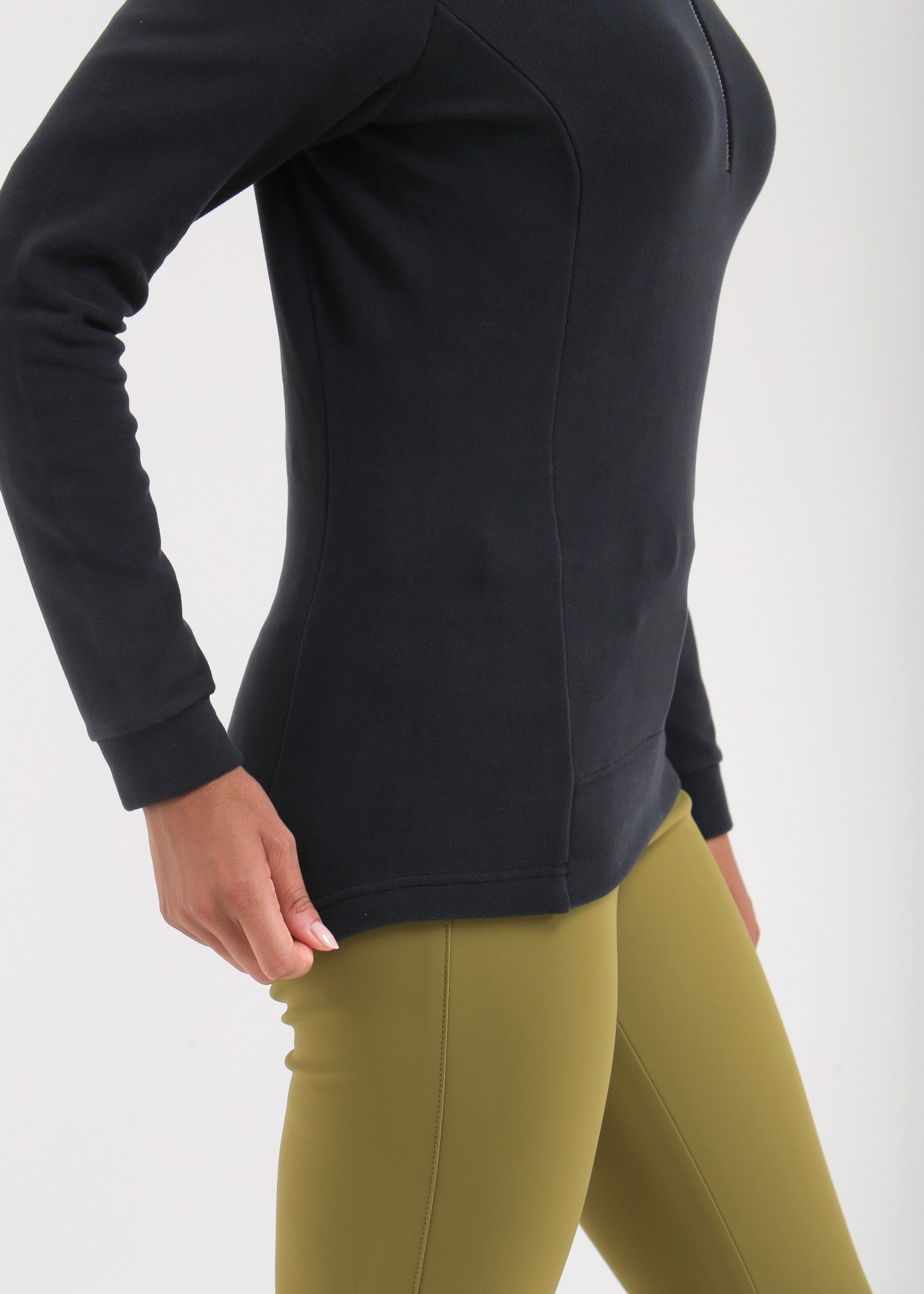 TRINIDAD - MIDNIGHT BLACK turtleneck - woman - Chervò USA