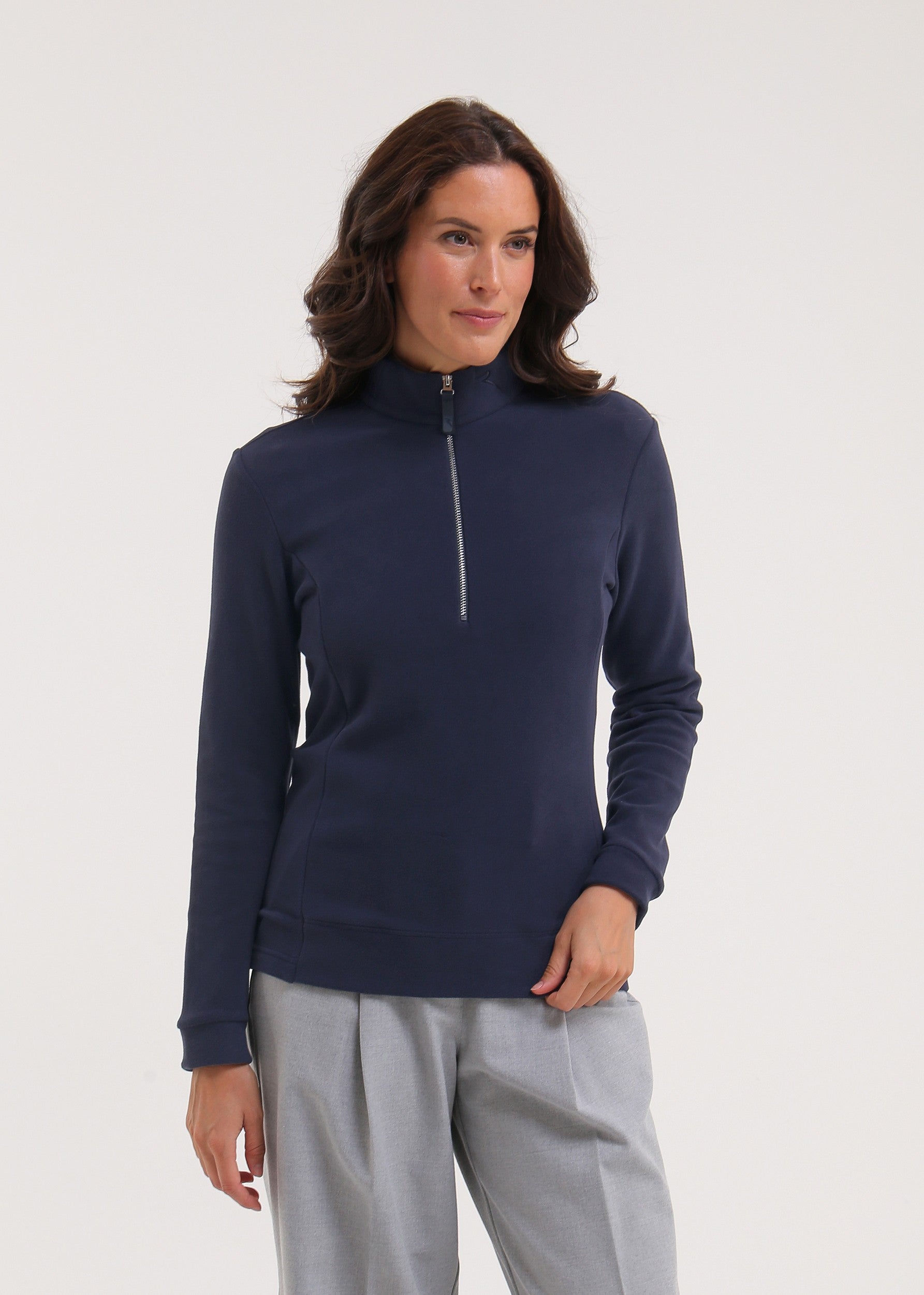TRINIDAD - MIDNIGHT BLACK turtleneck - woman - Chervò USA
