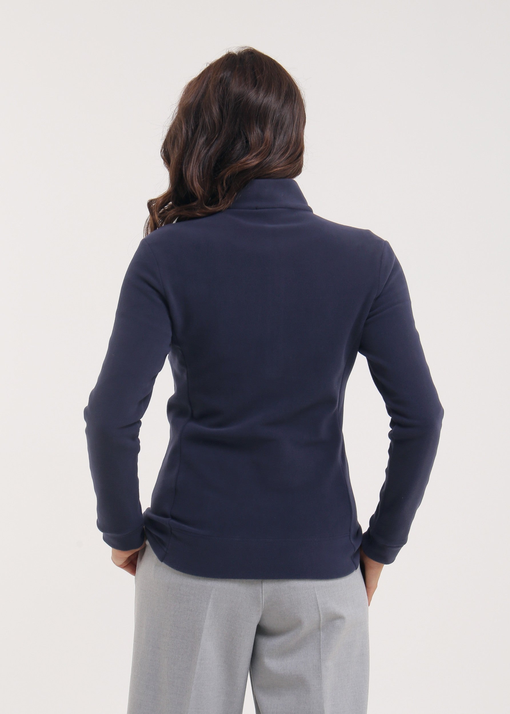 TRINIDAD - MIDNIGHT BLACK turtleneck - woman - Chervò USA