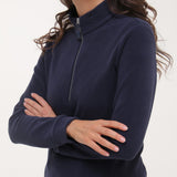 TRINIDAD - MIDNIGHT BLACK turtleneck - woman - Chervò USA
