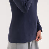 TRINIDAD - MIDNIGHT BLACK turtleneck - woman - Chervò USA