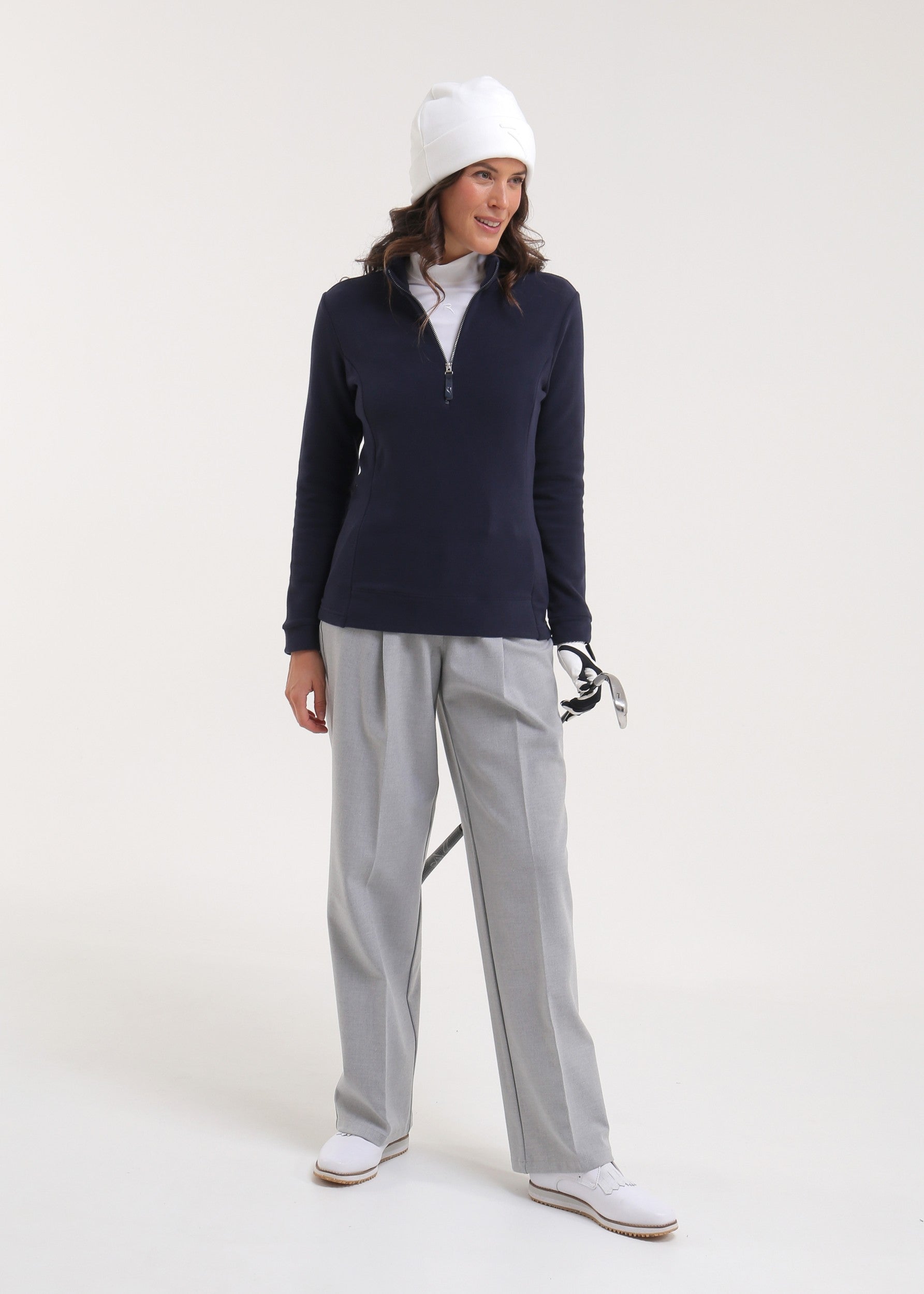 TRINIDAD - MIDNIGHT BLACK turtleneck - woman - Chervò USA