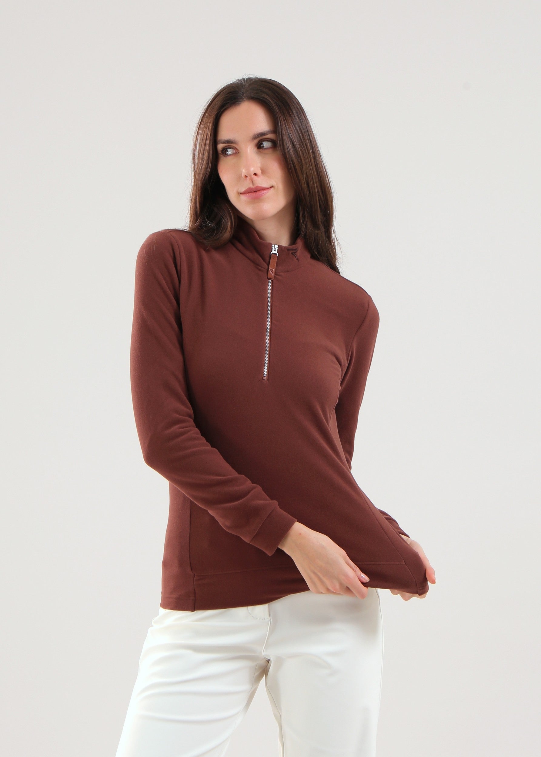 TRINIDAD - MIDNIGHT BLACK turtleneck - woman - Chervò USA