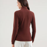 TRINIDAD - MIDNIGHT BLACK turtleneck - woman - Chervò USA