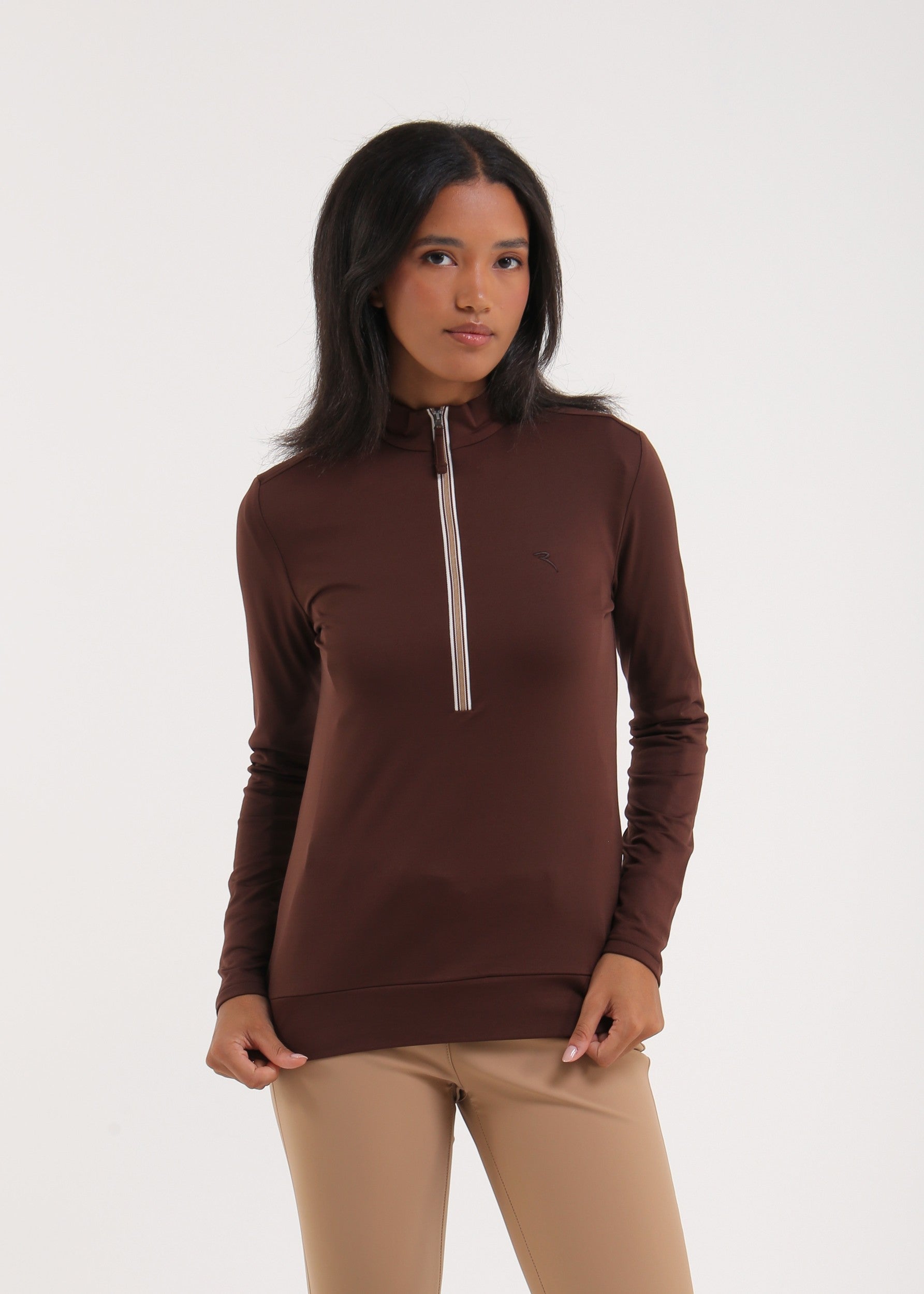 THALIA - MIDNIGHT BLACK turtleneck - woman - Chervò USA