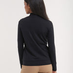THALIA - MIDNIGHT BLACK turtleneck - woman - Chervò USA