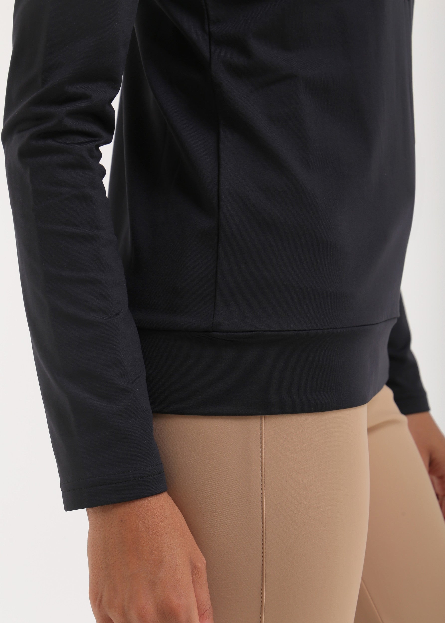 THALIA - MIDNIGHT BLACK turtleneck - woman - Chervò USA