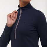 THALIA - MIDNIGHT BLACK turtleneck - woman - Chervò USA