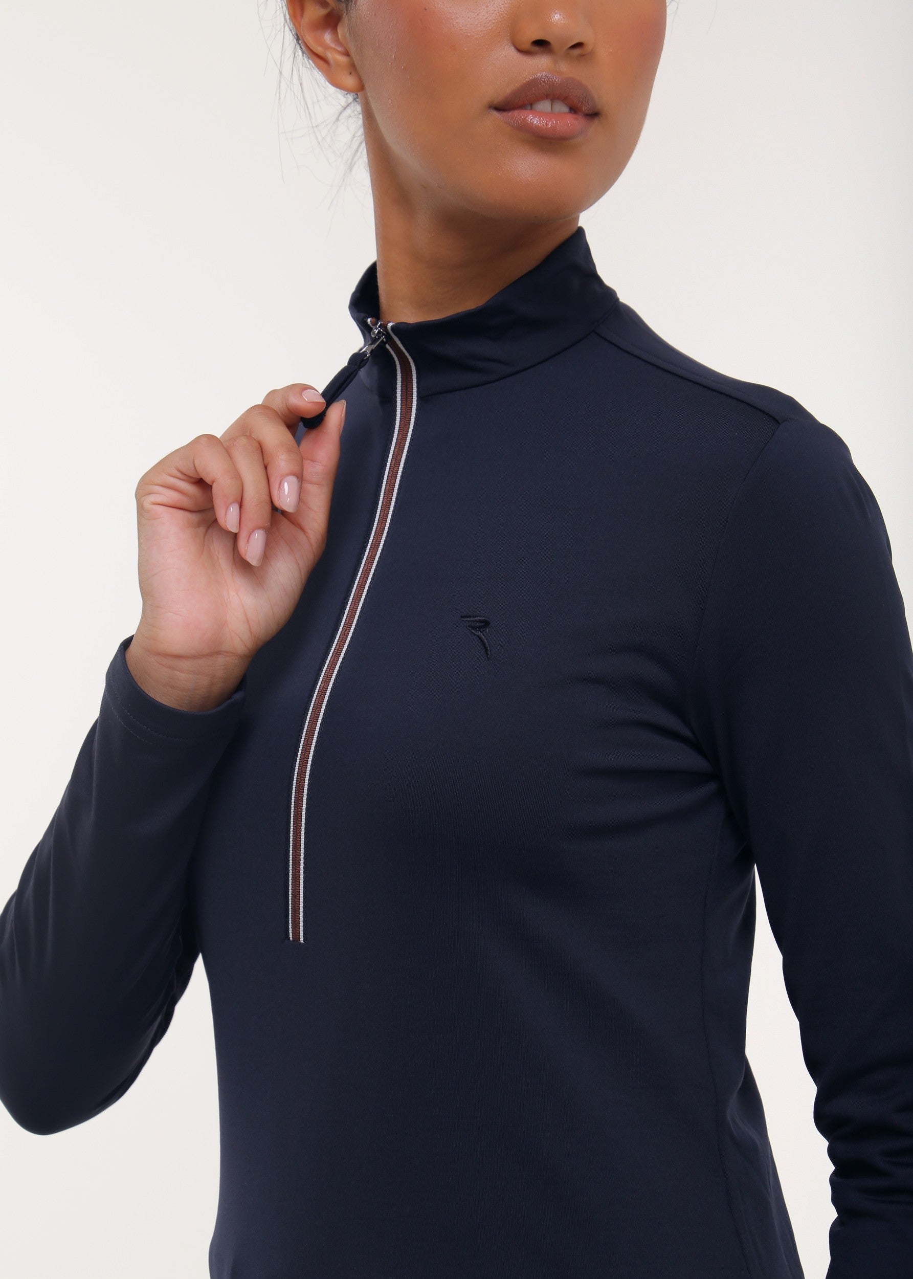 THALIA - MIDNIGHT BLACK turtleneck - woman - Chervò USA