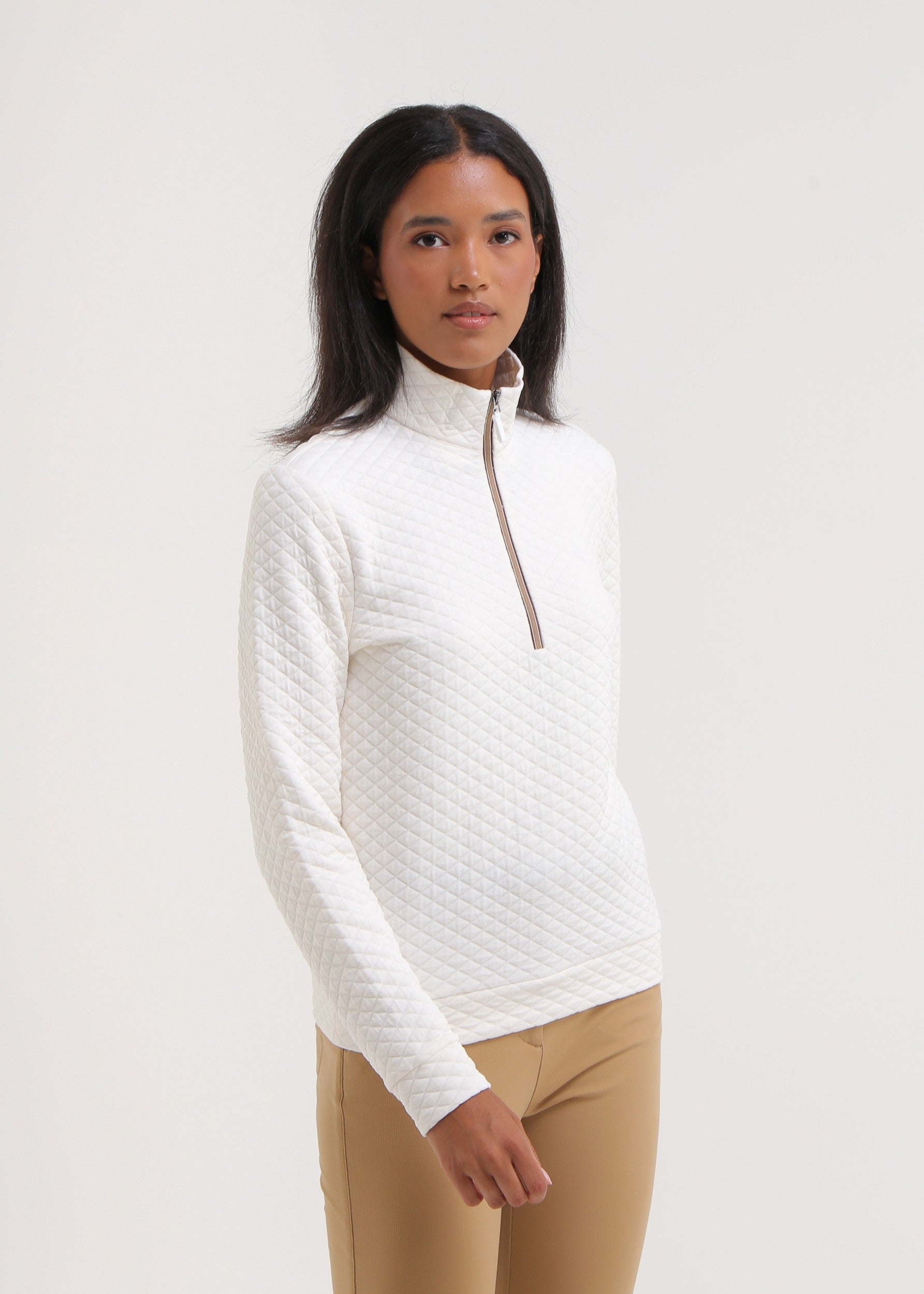 TAMPA - WARM WHITE turtleneck - woman - Chervò USA