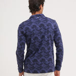ANIMA - INDIGO CHEVRON polo - man - Chervò USA