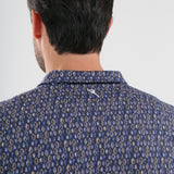 ANIMA - INDIGO CHEVRON polo - man - Chervò USA