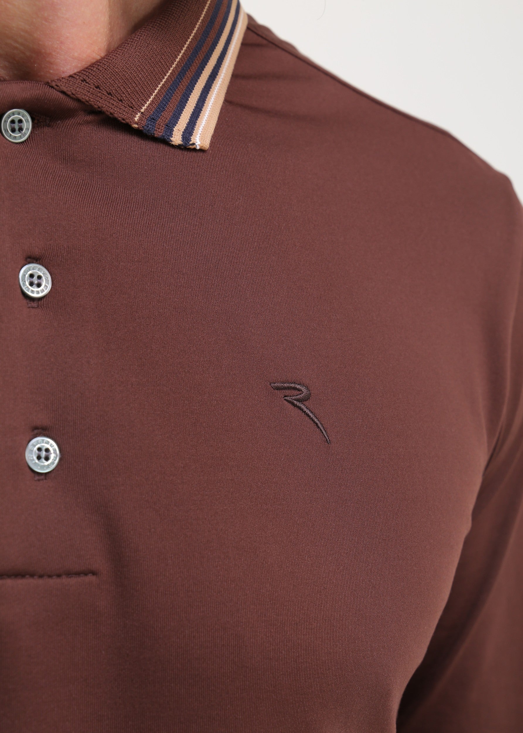 ARBORIO - CHOCOLATE polo - man - Chervò USA