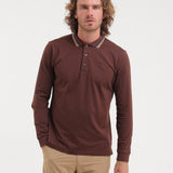 ARBORIO - CHOCOLATE polo - man - Chervò USA