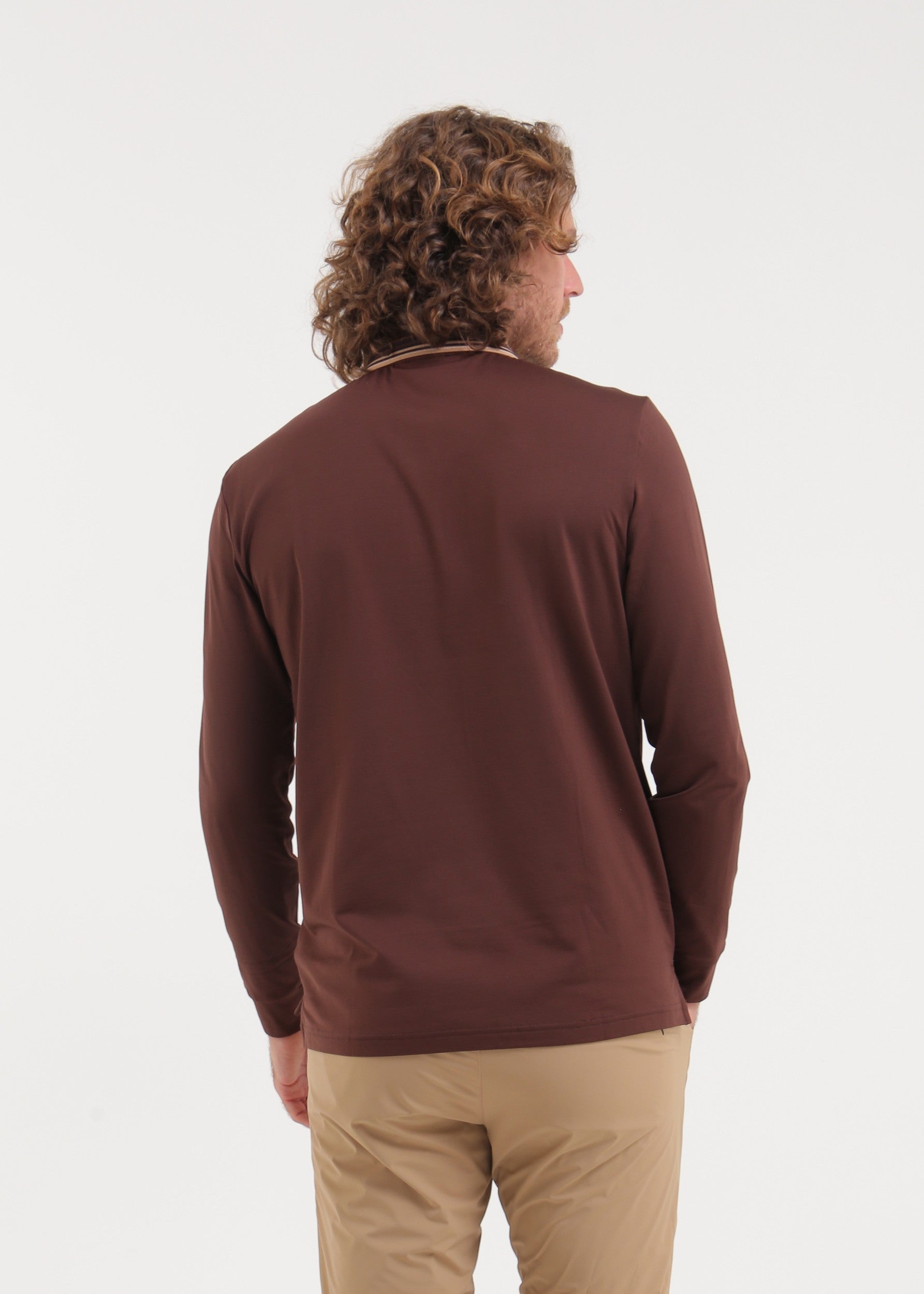ARBORIO - CHOCOLATE polo - man - Chervò USA