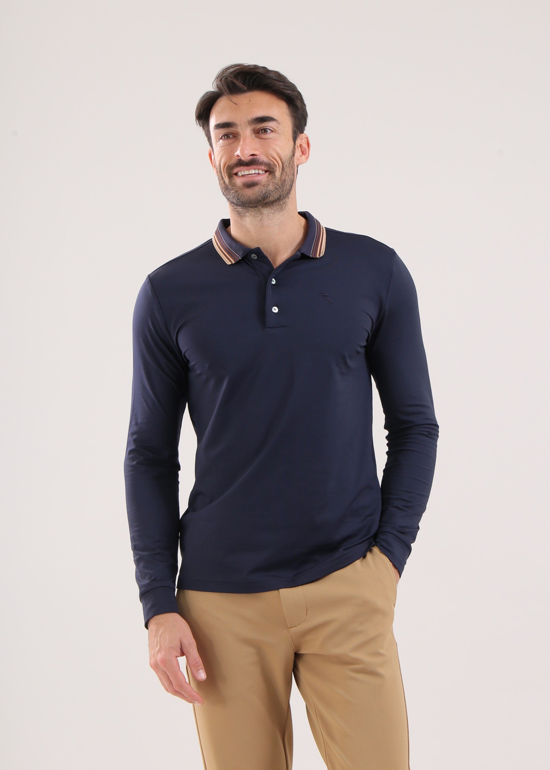 ARBORIO - CHOCOLATE polo - man - Chervò USA