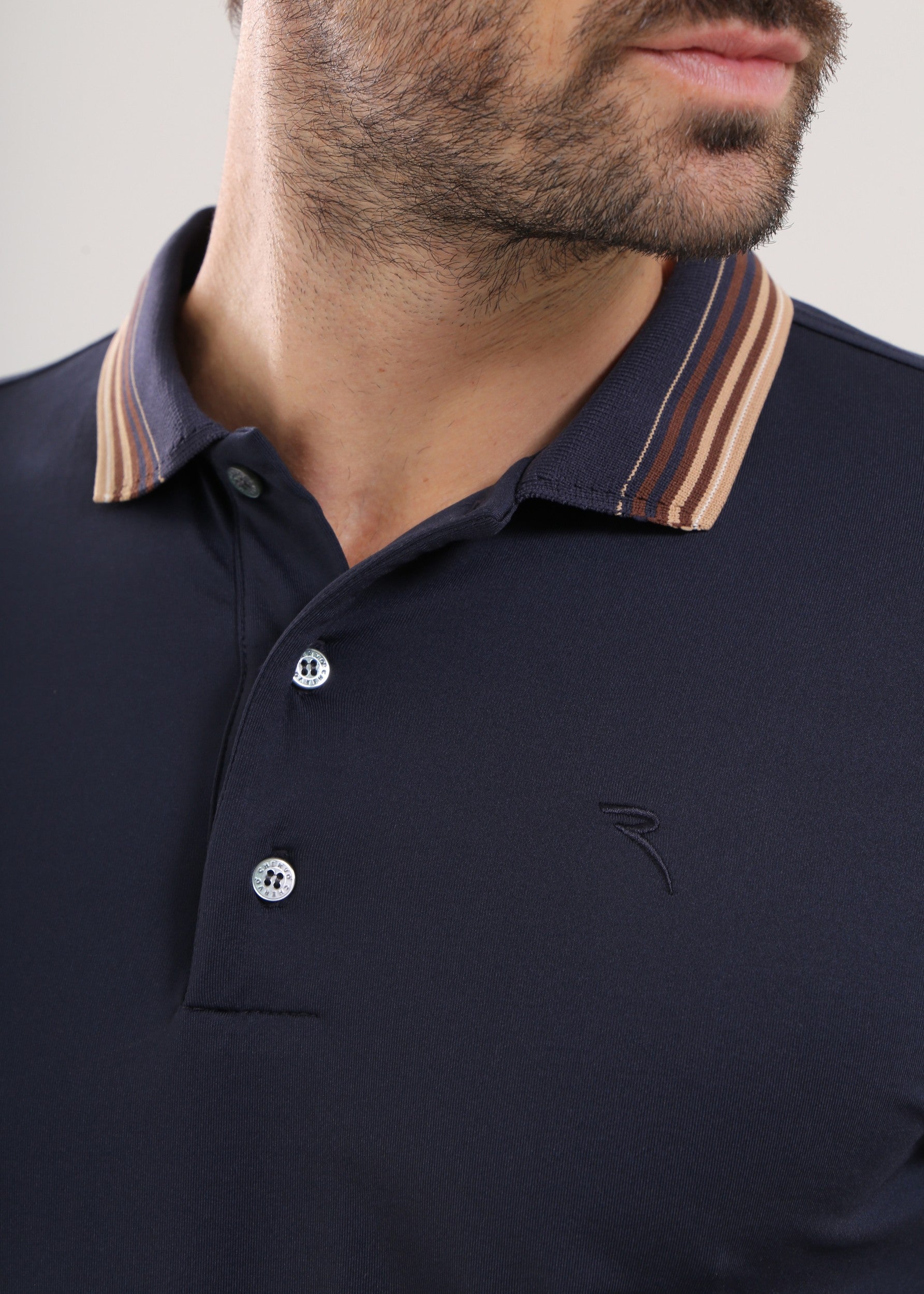 ARBORIO - CHOCOLATE polo - man - Chervò USA