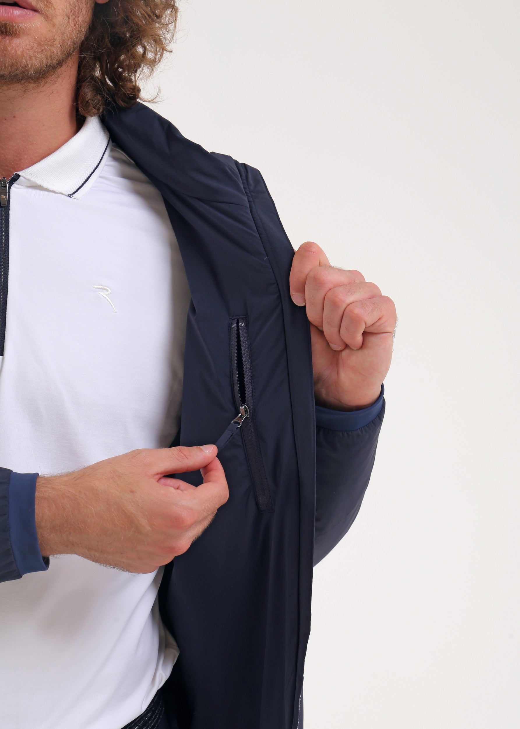 MARIO - TIMELESS NAVY jacket - man - Chervò USA
