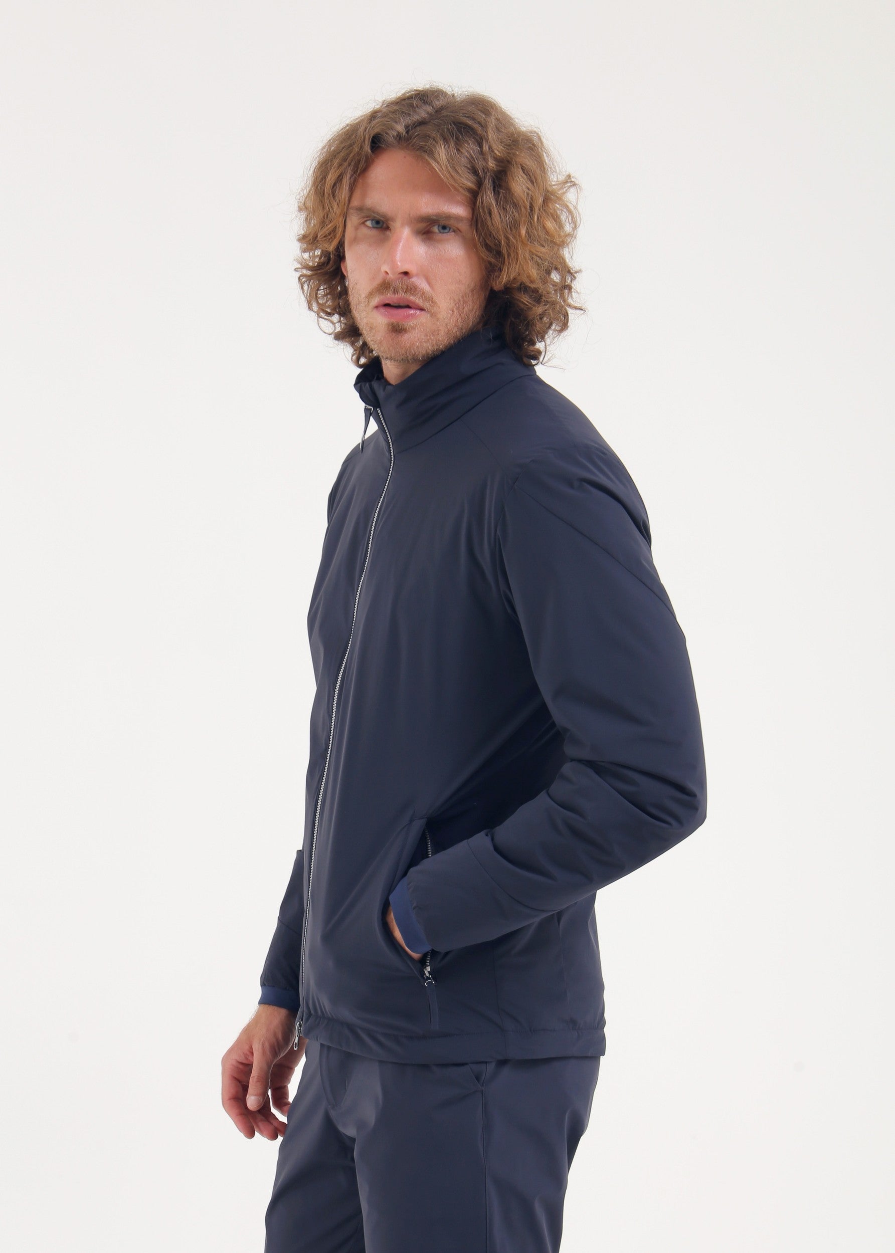 MARIO - TIMELESS NAVY jacket - man - Chervò USA
