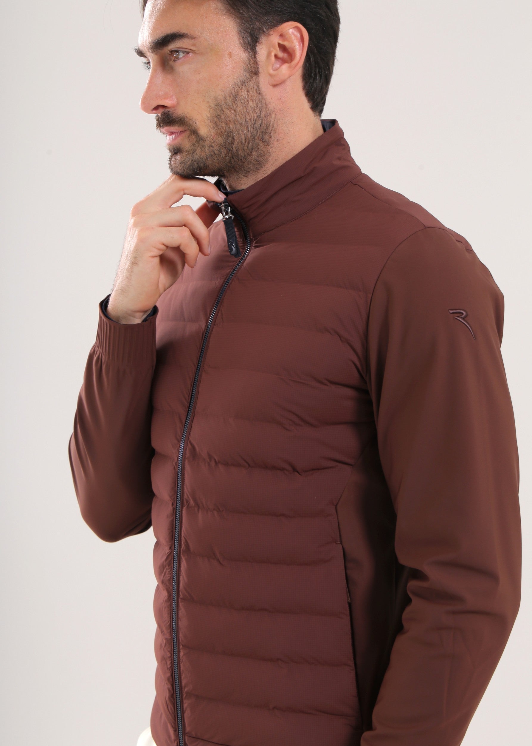 MICHEY - CHOCOLATE jacket - man - Chervò USA