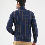 PALACE - NAVY CHECK sweater - man - Chervò USA