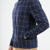 PALACE - NAVY CHECK sweater - man - Chervò USA