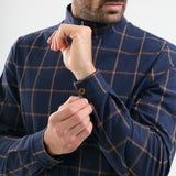 PALACE - NAVY CHECK sweater - man - Chervò USA