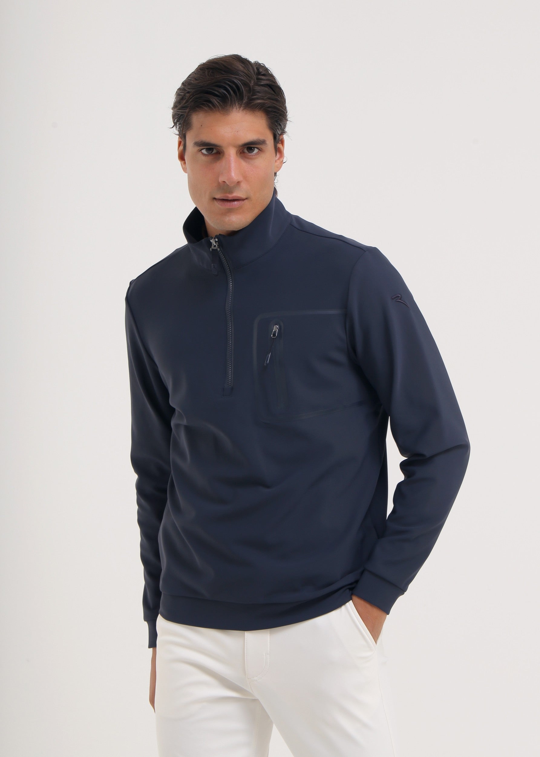 PELTRO - TIMELESS NAVY sweater - man - Chervò USA